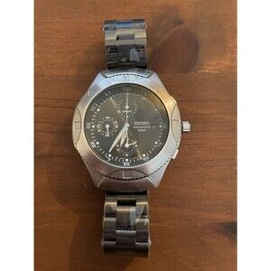Pre- Owned In Excellent Shape Seiko 7T92-0AX0 Chronograph WORKS PERFECTLY